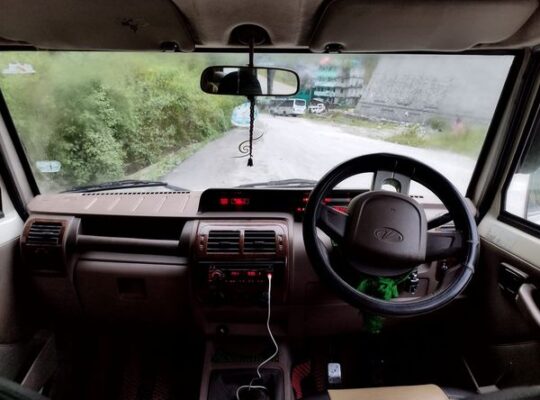 A 2012 model Bolero Zlx in good condition with all 4 new tires and Mahindra alloy wheels, 88k km running, first owner, with valid documents, is for sale.