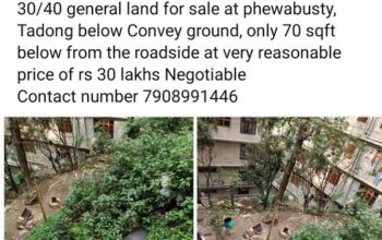 General land for sale at Phewabusty, Tadong.