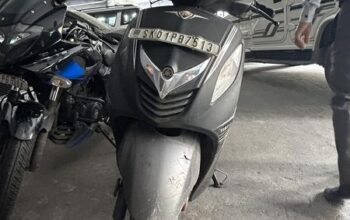 A 2017 model Fascino scooty with up-to-date documents is for sale in Gangtok.