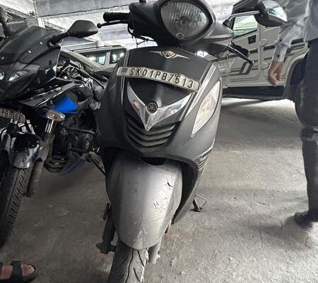 A 2017 model Fascino scooty with up-to-date documents is for sale in Gangtok.