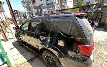 A 2014 Toyota Fortuner Automatic 4×2, driven 100k kms, with all documents up to date, good condition tires, recently serviced, and no mechanical defects, is for sale.