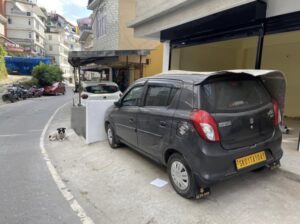 2 BHK is available for rent, ideal for a shop on Upper Sichey Link Road.