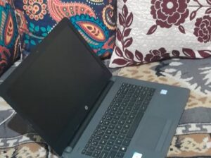 A 13-month-old HP laptop is for sale for 18k.