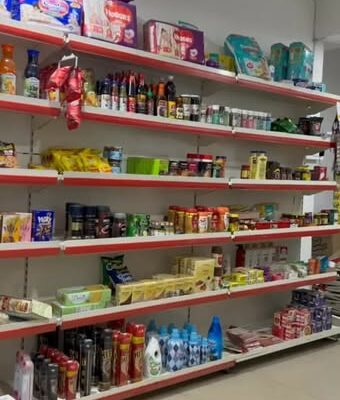 Departmental store rack for sale.