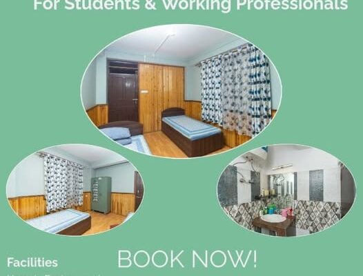 Denizen Home Girls PG offers homely facilities for students and working professionals near Greendale School in Upper Tadong, Gangtok.