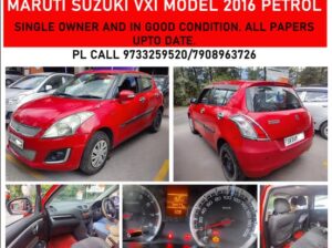 A Maruti Suzuki VXI, model year 2016, with single ownership and good condition is for sale in Sikkim.