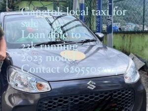 Local taxi from August 2023 with 23 km running is for sale.