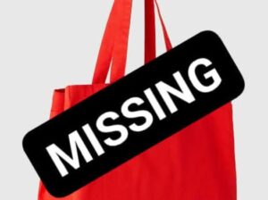 Red bag lost containing important documents of Lobzang Bhutia, including vehicle documents for taxi number SK 01 T 4149, between Sichey Thapa Golai, Gurudwara, and Deorali.
