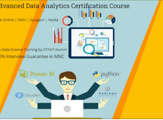 Data Analyst Course in Delhi, 110088. Certification for “Online Data Analyst Course with Placement” in Delhi NCR. [ 100% Job in MNC] Republic Day
